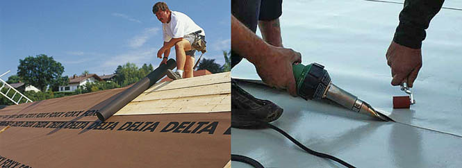 Мембранная пленка для гидроизоляции кровли