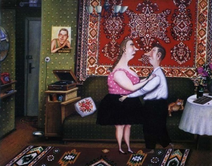 Прекрасное далёко: советское прошлое в иронично-жизненных работах Валентина Губарева