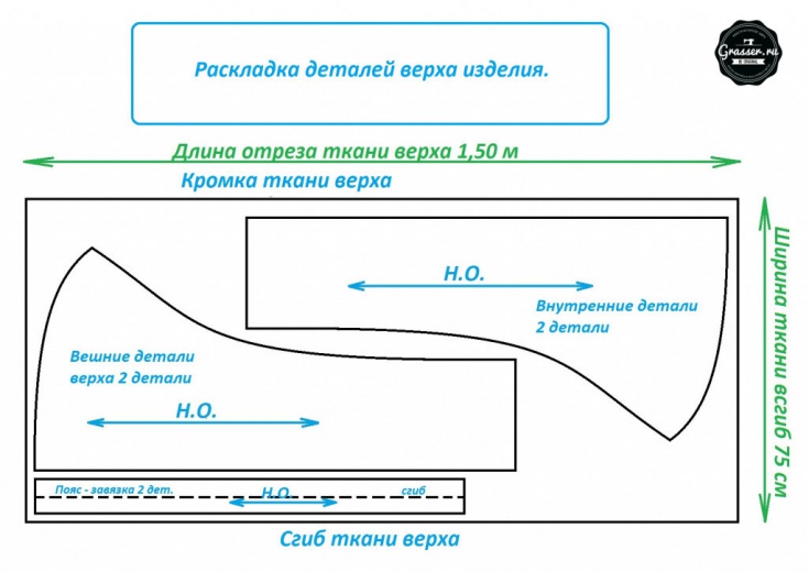Выкройка и мастер класс пошива стеганного шарфа-капюшона