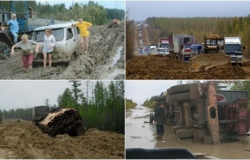 Шокирующая федеральная трасса &quot;Лена&quot;