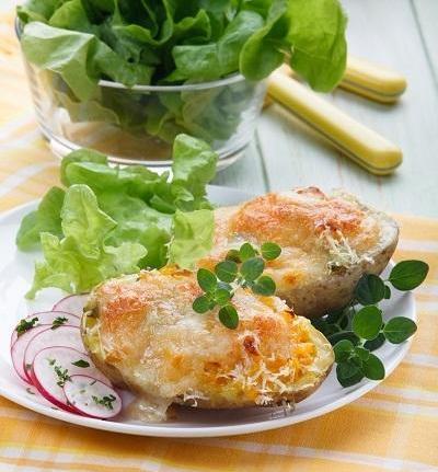 Фаршированный картофель Фаршированный картофель