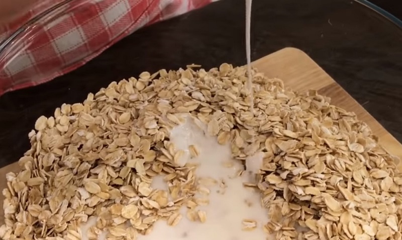 пирог из овсянки и яиц