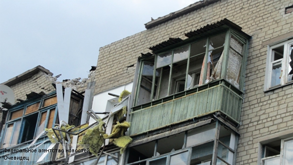 Разбомбленная Горловка объявляет войну «западенцам»