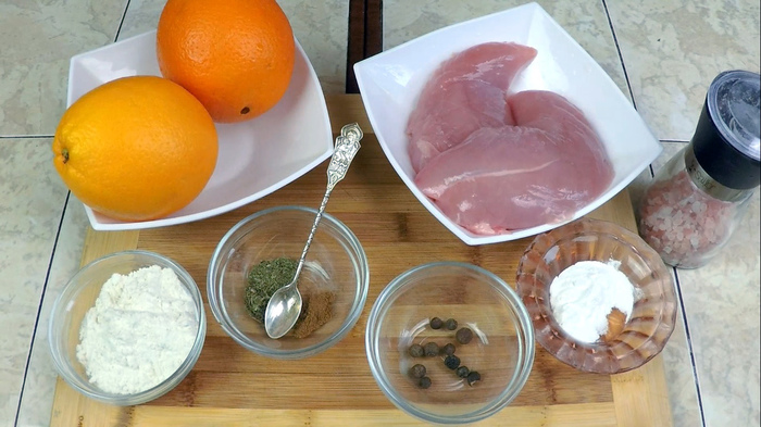 Рулет Индейка с апельсином С дедом за обедом, Еда, Кулинария, Вкусно, Рецепт, Индейка, Видео, Длиннопост