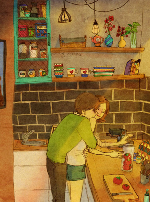 Любовь - это обнимать и говорить слова любви. Love Is... Любовь в мелочах на иллюстрациях повседневной жизни влюбленной парочки