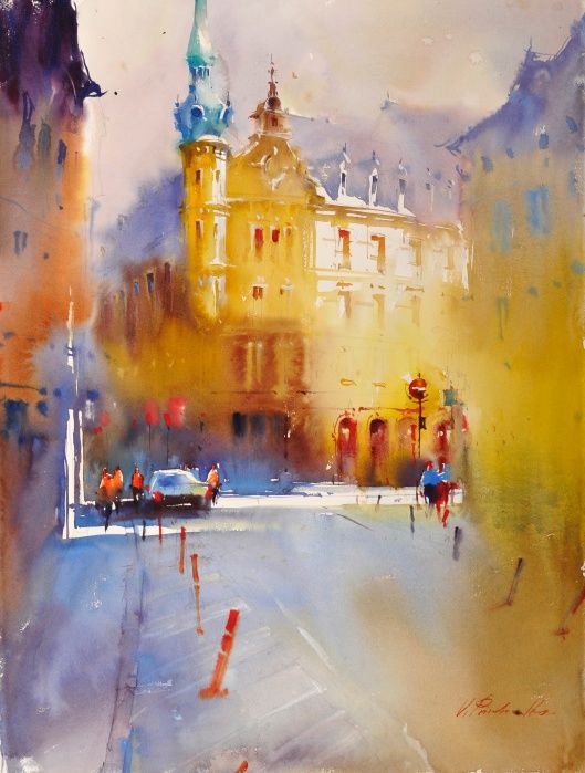 Viktoria Prischedko #watercolor jd: 