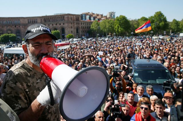 Митинг оппозиции в Ереване