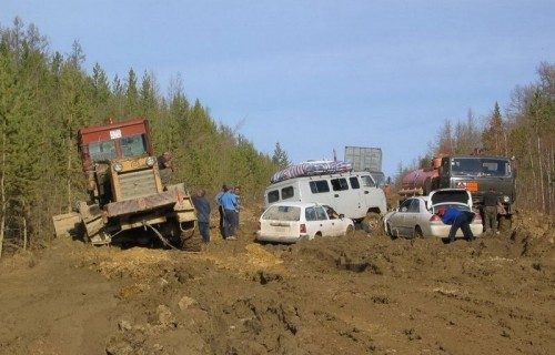 Шокирующая федеральная трасса &quot;Лена&quot;