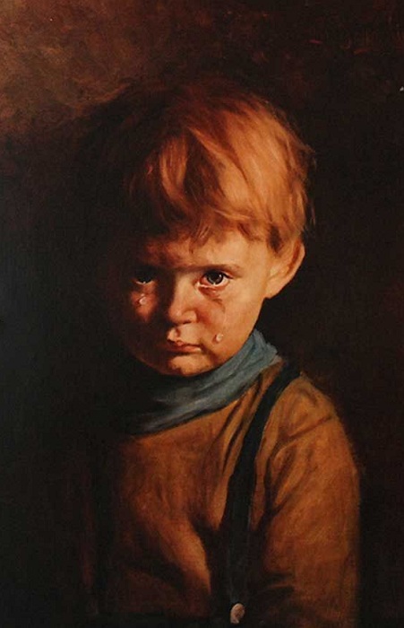 Плачущий мальчик. Джованни Браголин, 1950-е гг. | Фото: otvet.imgsmail.ru. Плачущий мальчик. Джованни Браголин, 1950-е гг. | Фото: otvet.imgsmail.ru.