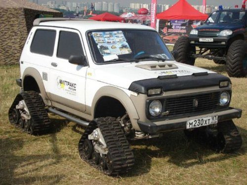 Невероятный тюнинг автомобиля "Нива" Невероятный тюнинг автомобиля "Нива"