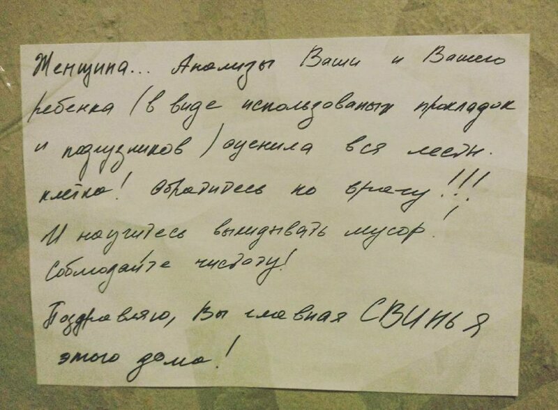 В каждом подъезде есть свой свин Соседство выносящее мозг
(16 фото)