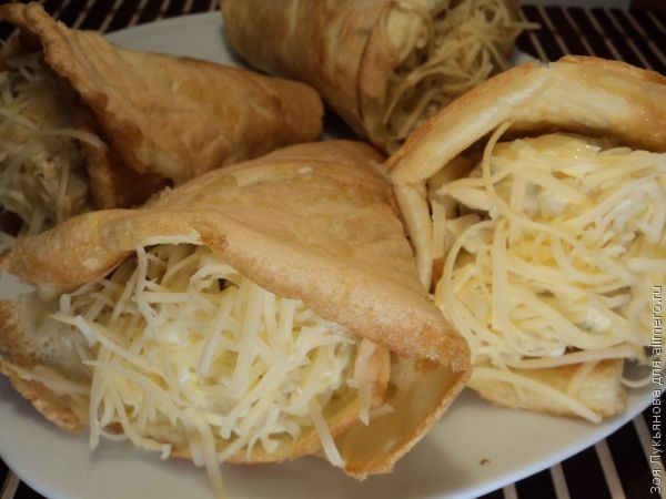 Омлет с грибами и сыром