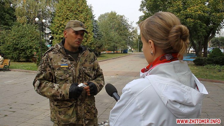  Житомирянин Василий Щербаков из батальона «Киевская Русь»: У вас выборы, а у нас каждый день гибнут люди