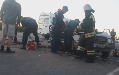 Четыре ребенка погибли в результате ДТП в Курской области. Видео