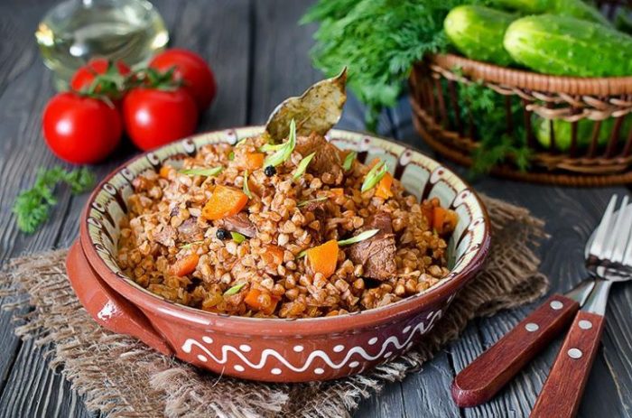 Пикантная гречка по-восточному. \ Фото: edalnya.com. 8 бесподобно вкусных блюд из гречки, которые придутся по вкусу истинным гурманам