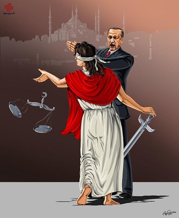 Фемида в карикатурах Гюндуза Агаева. Фемида в карикатурах Гюндуза Агаева.