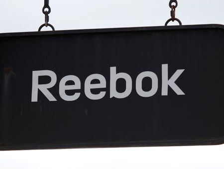 A board with Reebok store logo is seen on a shopping center at the outlet village Belaya Dacha outside Moscow, Russia, April 23, 2016. REUTERS/Grigory Dukor/File Photo A board with Reebok store logo is seen on a shopping center at the outlet village Belaya Dacha outside Moscow, Russia, April 23, 2016. REUTERS/Grigory Dukor/File Photo