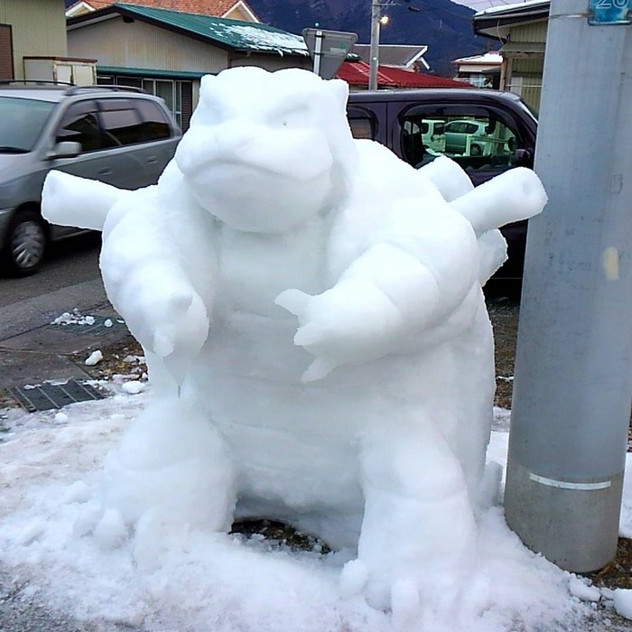 Creative Snow Sculptures