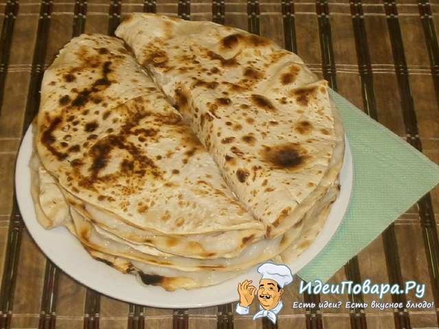 Рецепт кыстыбыя с картошкой — рецепт