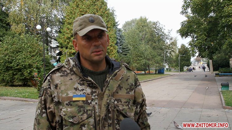  Житомирянин Василий Щербаков из батальона «Киевская Русь»: У вас выборы, а у нас каждый день гибнут люди
