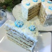 Новогодний Торт МОЛОЧНАЯ ДЕВОЧКА. Самый простой и вкусный рецепт.