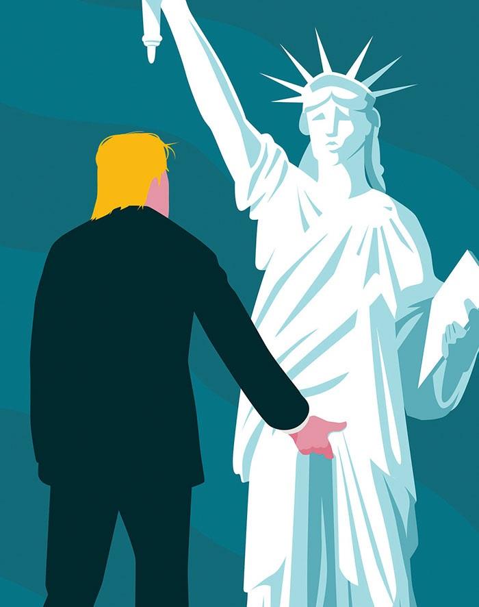 16 ruthless illustrations that carry the nines policy Trump.