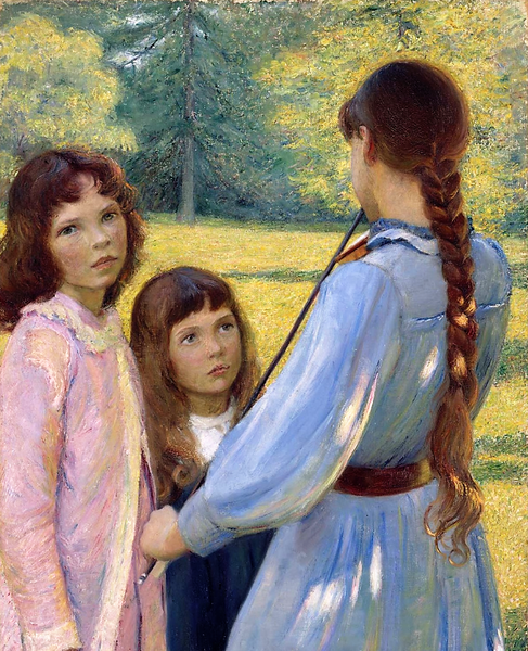 "Концерт под открытым небом", 1890, 100.9×76.5 см