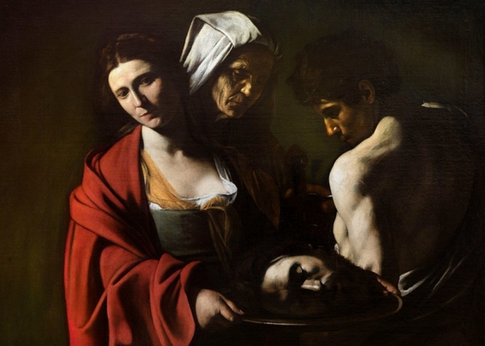 Фрагмент картины «Саломея с головой Иоанна Крестителя», 1609 год. Фрагмент картины «Саломея с головой Иоанна Крестителя», 1609 год.