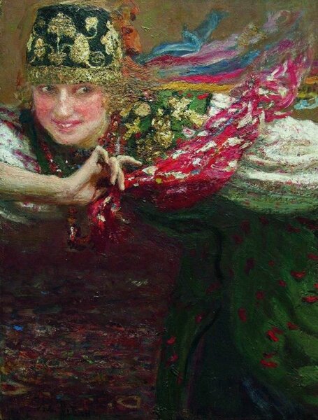 Танцующая. Илья Ефимович Репин, 1920-е