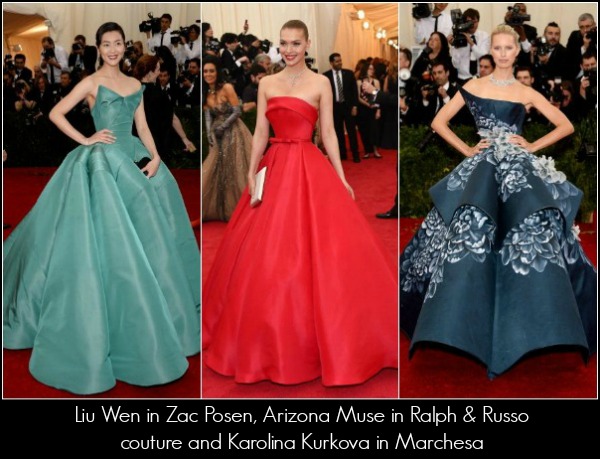 METGala 2014 red carpet fashion breakdown