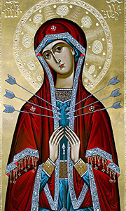 Икона Пресвятой Богородицы «Семистрельная»