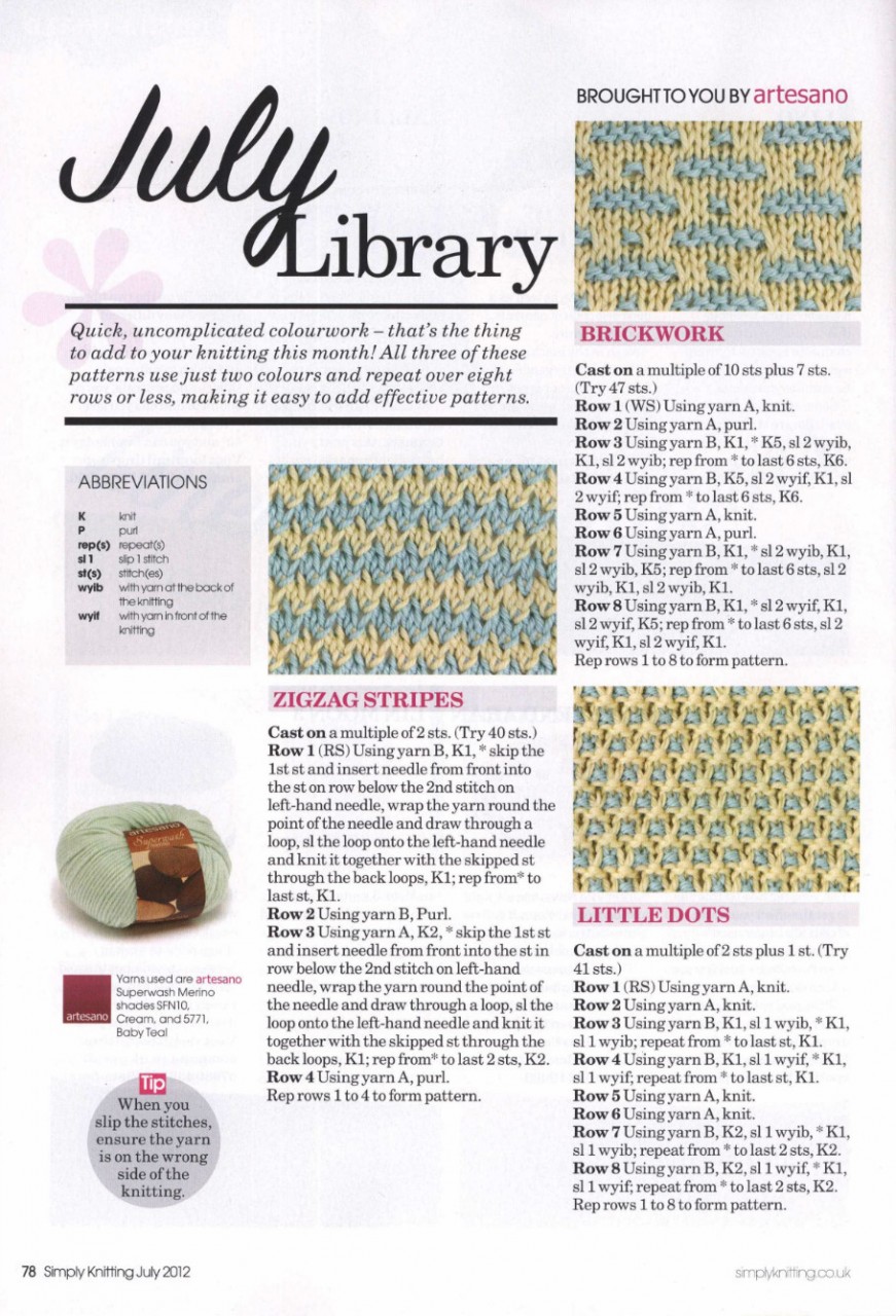 Simply Knitting №95 2012 - 紫苏 - 紫苏的博客