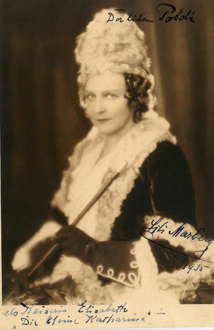 Портрет придворной актрисы Лили Марберг...Adolf Heller (German, 1874-1914)