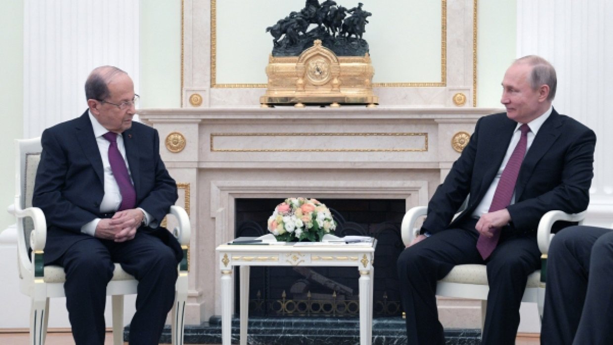 Путин на встрече с главой Ливана отметил давнее сотрудничество стран