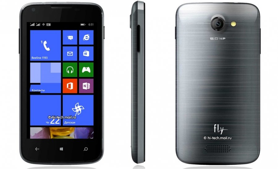Эксклюзив. Fly ERA Windows — самый доступный смартфон на Windows Phone 8.1
