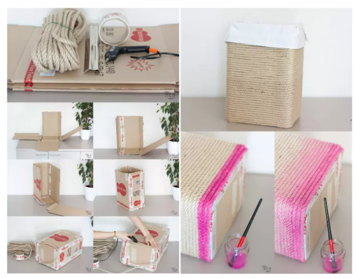 Контейнеры для порядка в шкафу Diy