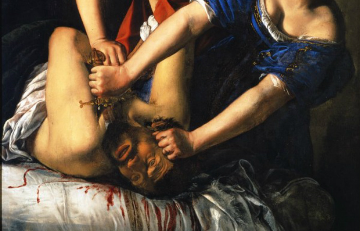 5 самых громких случаев женской мести за издевательства мужчины в истории. Фрагмент картины Артемизии Джентилески.