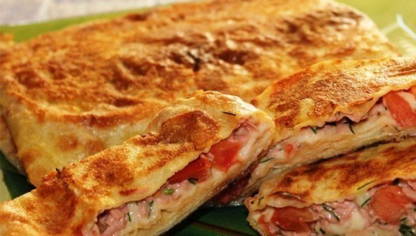 Необычная и очень вкусная запеканка в лаваше!