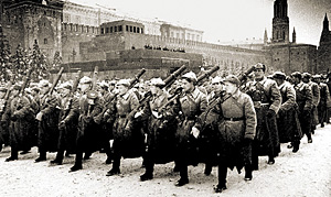 Парад на Красной площади 7 ноября 1941 года