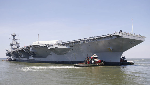 ВМС США приняли на вооружение самый дорогой авианосец в мире