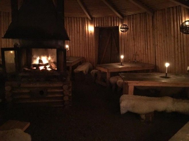 Столовая в эко-отеле Kolarbyn Eco-Lodge. Столовая в экоотеле Kolarbyn EcoLodge