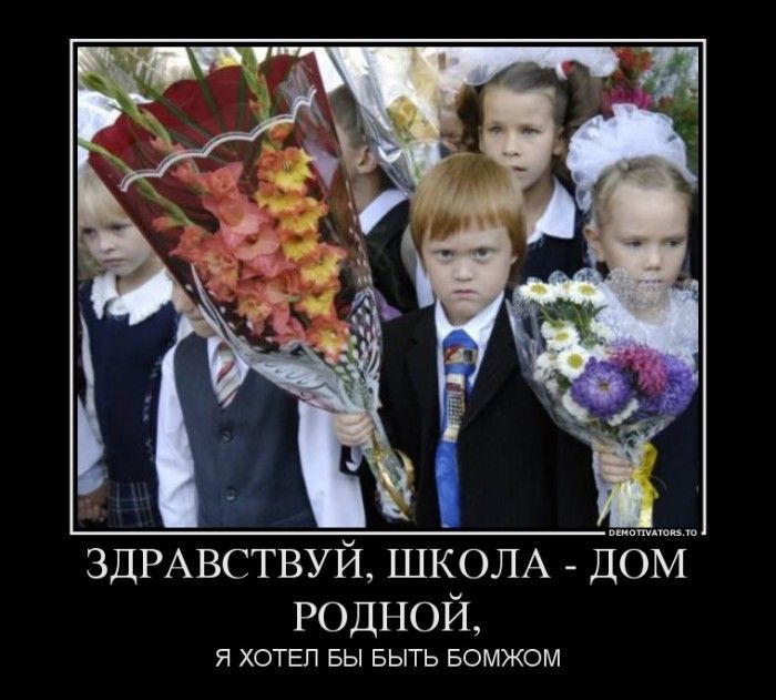 Здравствуй школа дом родной Здравствуй школа дом родной демотиватор, демотиваторы, жизненно, картинки, подборка, прикол, смех, юмор