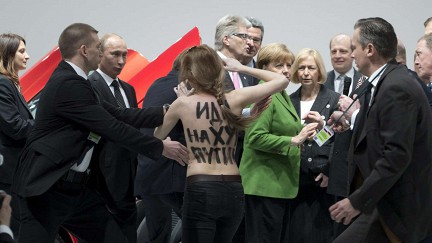 Путину понравилась «голая акция» FEMEN