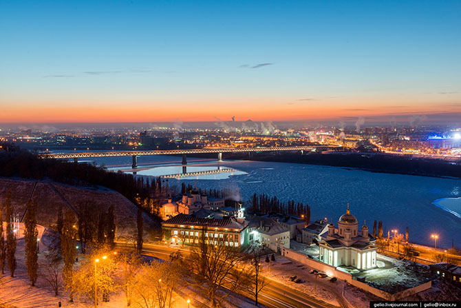 Зимний Нижний Новгород
