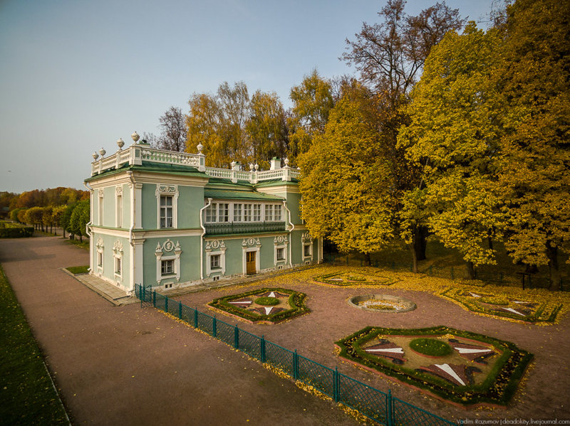 Осеннее КУСКОВО с высоты птичьего полета Кусково, факты, фото