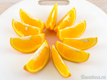 Апельсиновые цукаты в шоколаде — 1 шаг