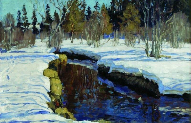 "Зима", 1910, холст, масло