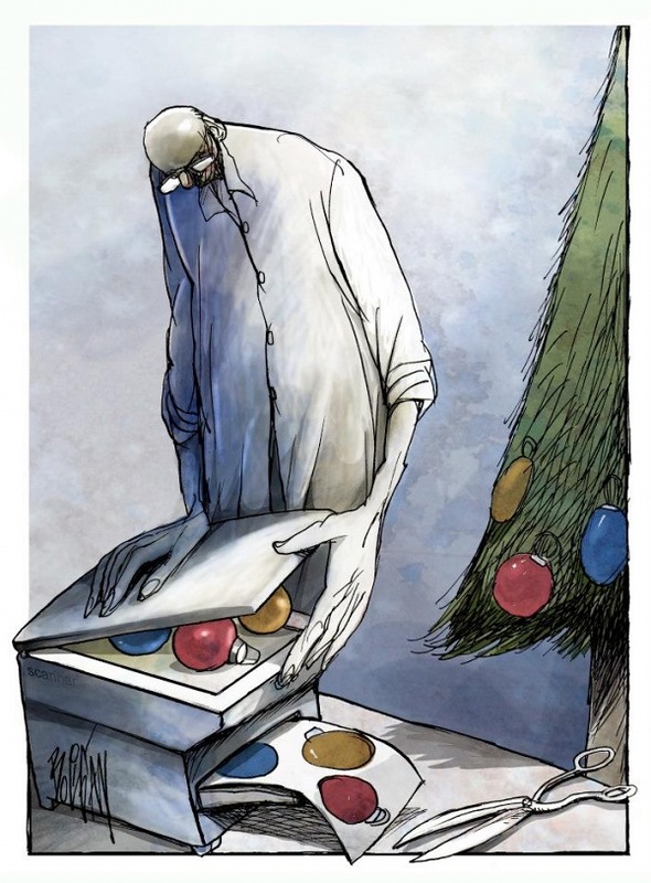 Сюрреалистичная и обескураживающая ирония карикатуриста Анхеля Болигана