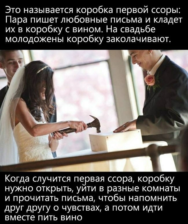 Коробка Примирения как свадебная традиция