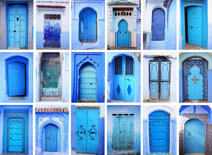 Голубой город 20 бесподобных фотографий